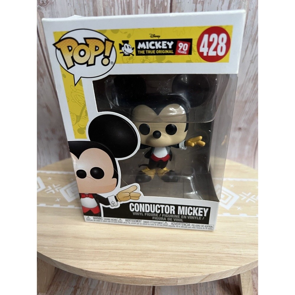 EUC Funko Pop! Vinyl: Disney - Mickey Mouse (Conductor) #428 GUC Original Box